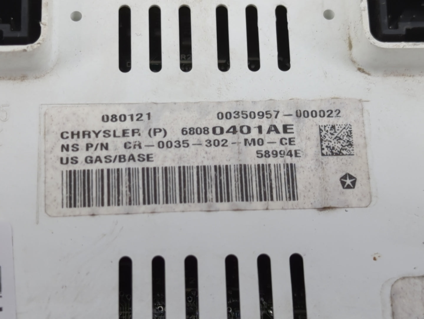 2011-2012 Jeep Patriot Instrument Cluster Speedometer Gauges P/N:68080401AE P68080401AE Miles: Fits Fits 2011 2012 OEM Used 