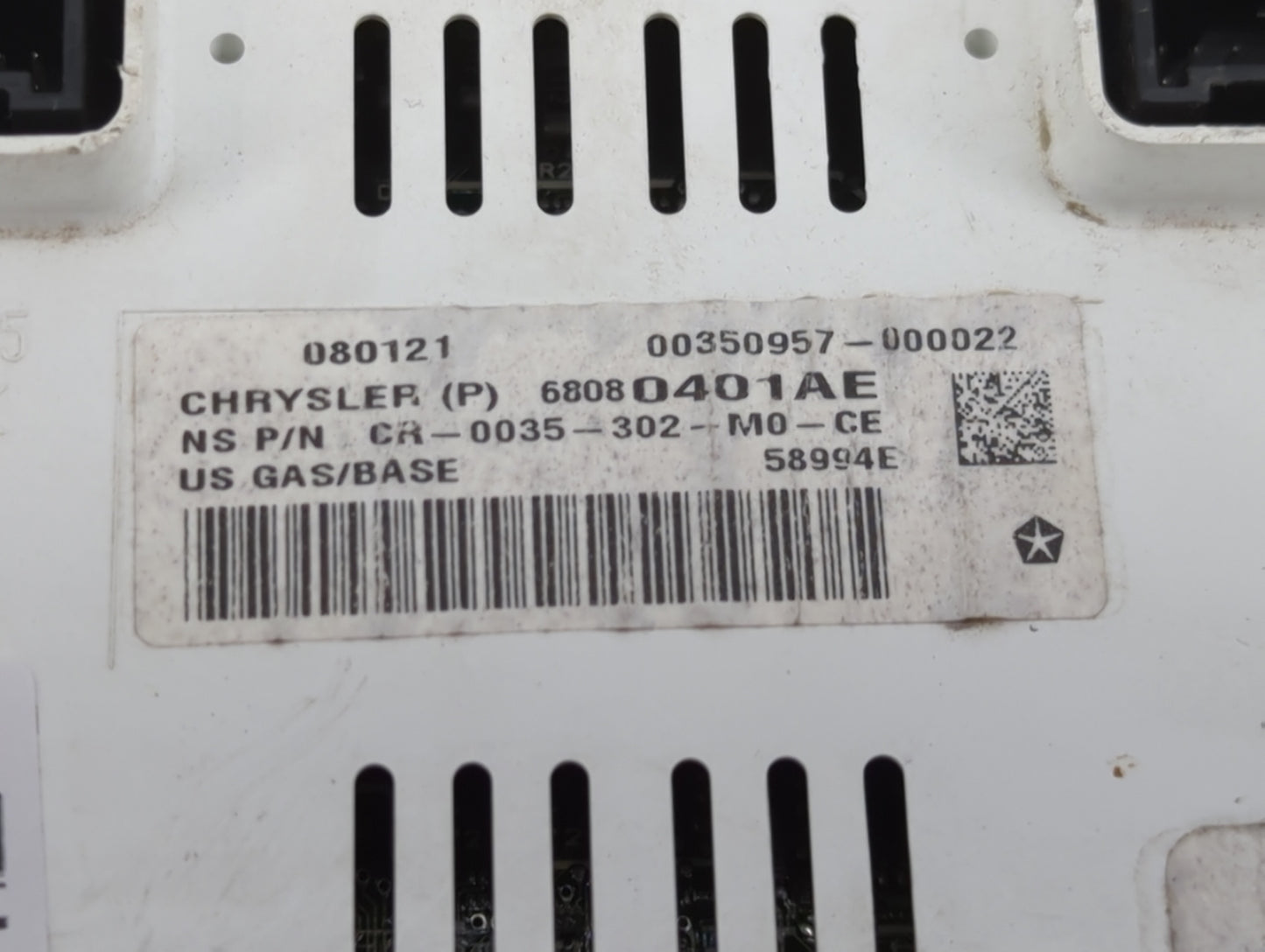 2011-2012 Jeep Patriot Instrument Cluster Speedometer Gauges P/N:68080401AE P68080401AE Miles: Fits Fits 2011 2012 OEM Used 