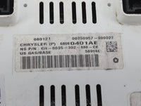 2011-2012 Jeep Patriot Instrument Cluster Speedometer Gauges P/N:68080401AE P68080401AE Miles: Fits Fits 2011 2012 OEM Used 
