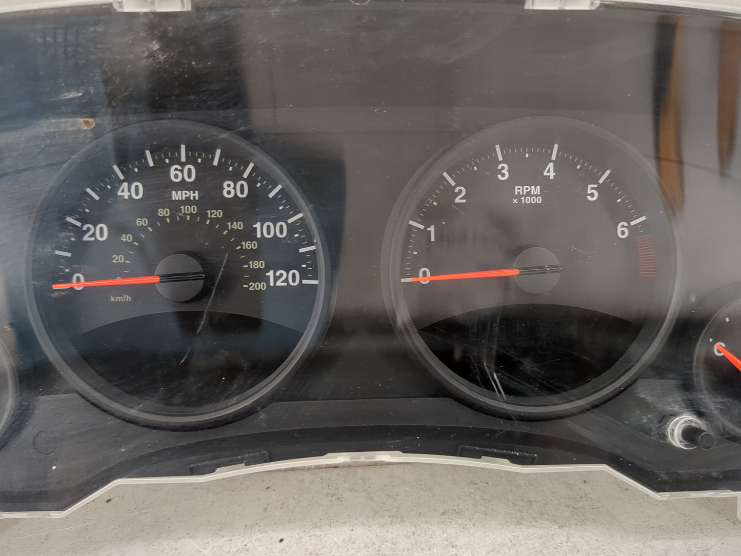 2011-2013 Jeep Patriot Instrument Cluster Speedometer Gauges P/N:68080402AE CR-0035-304-M0-CE Miles: Fits Fits 2011 2012 201
