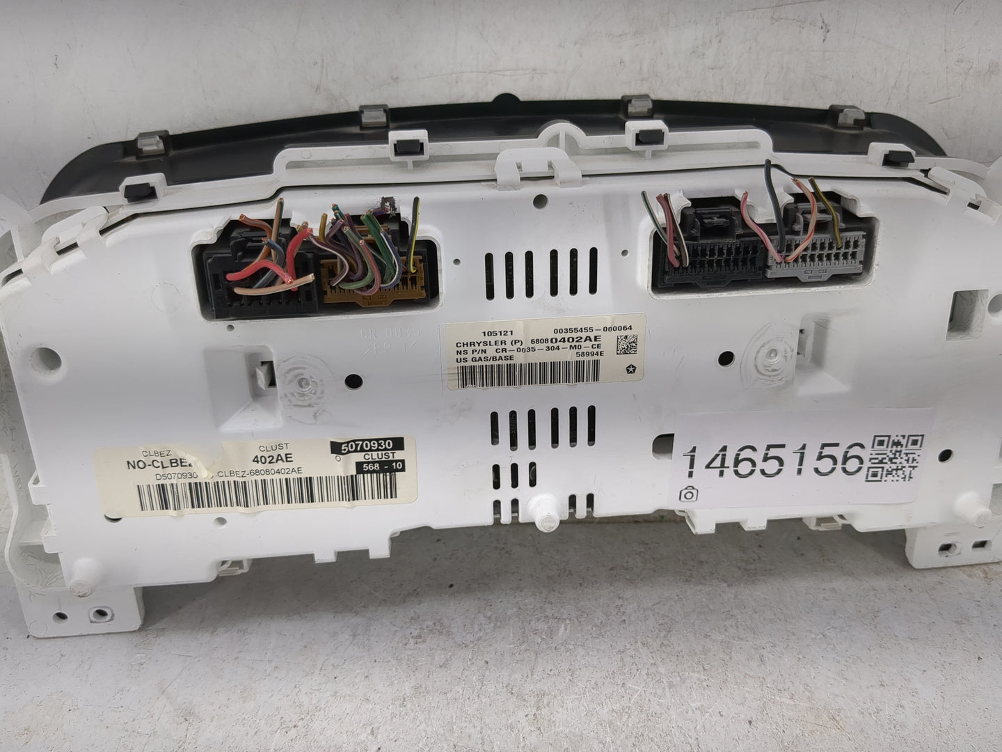 2011-2013 Jeep Patriot Instrument Cluster Speedometer Gauges P/N:68080402AE CR-0035-304-M0-CE Miles: Fits Fits 2011 2012 201