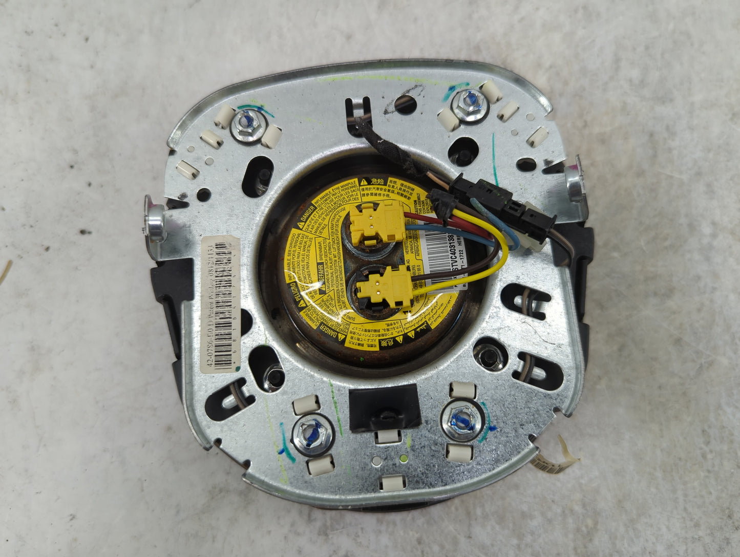 2011-2017 Jeep Patriot Air Bag Driver Left Steering Wheel Mounted Fits Fits 2011 2012 2013 2014 2015 2016 2017 OEM Used Auto