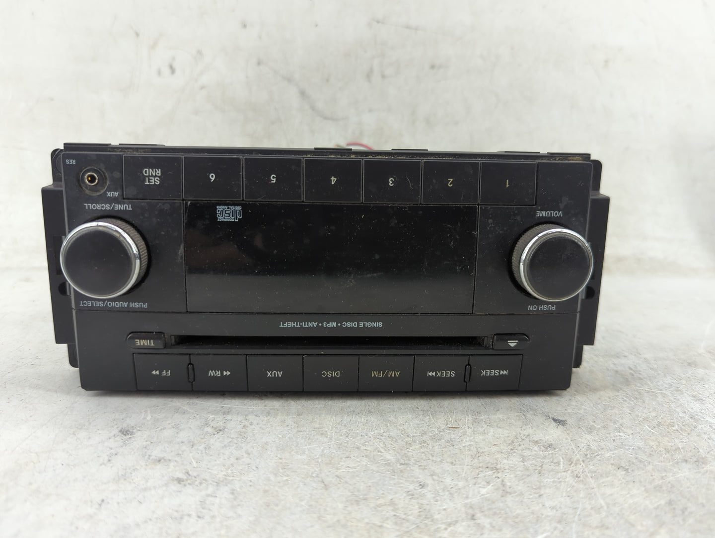 2012-2017 Jeep Patriot Radio AM FM Cd Player Receiver Replacement P/N:P05091195AB Fits Fits 2012 2013 2014 2015 2016 2017 OE