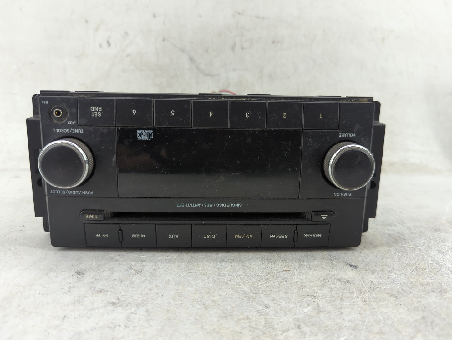 2012-2017 Jeep Patriot Radio AM FM Cd Player Receiver Replacement P/N:P05091195AB Fits Fits 2012 2013 2014 2015 2016 2017 OE