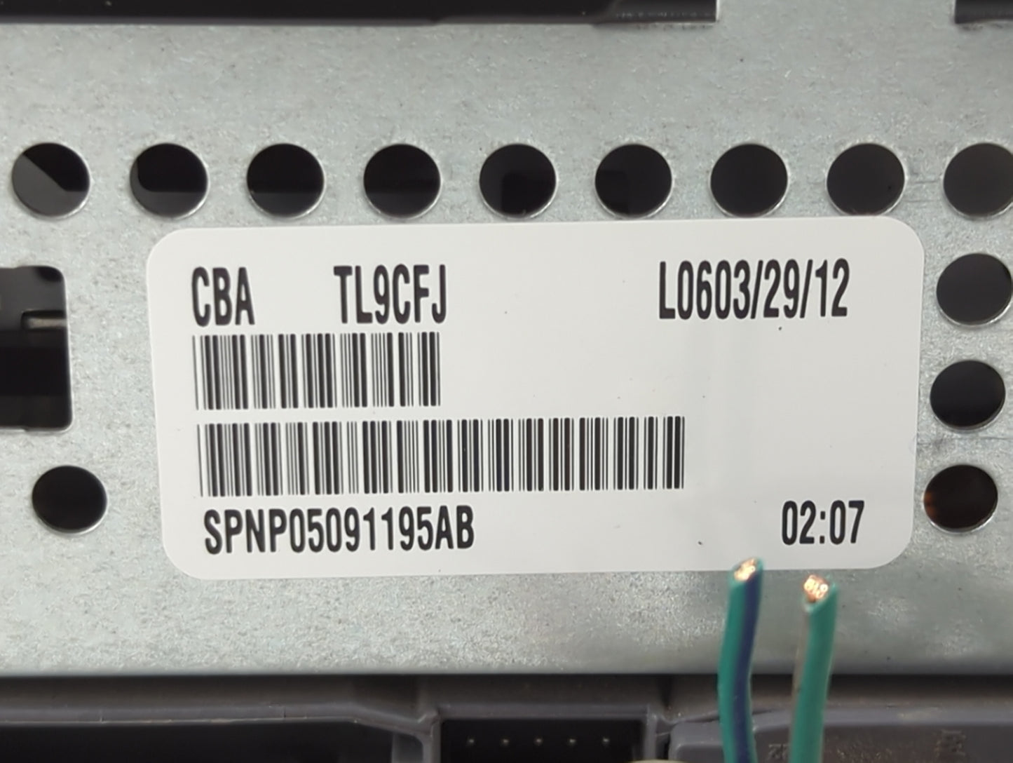 2012-2017 Jeep Patriot Radio AM FM Cd Player Receiver Replacement P/N:P05091195AB Fits Fits 2012 2013 2014 2015 2016 2017 OE