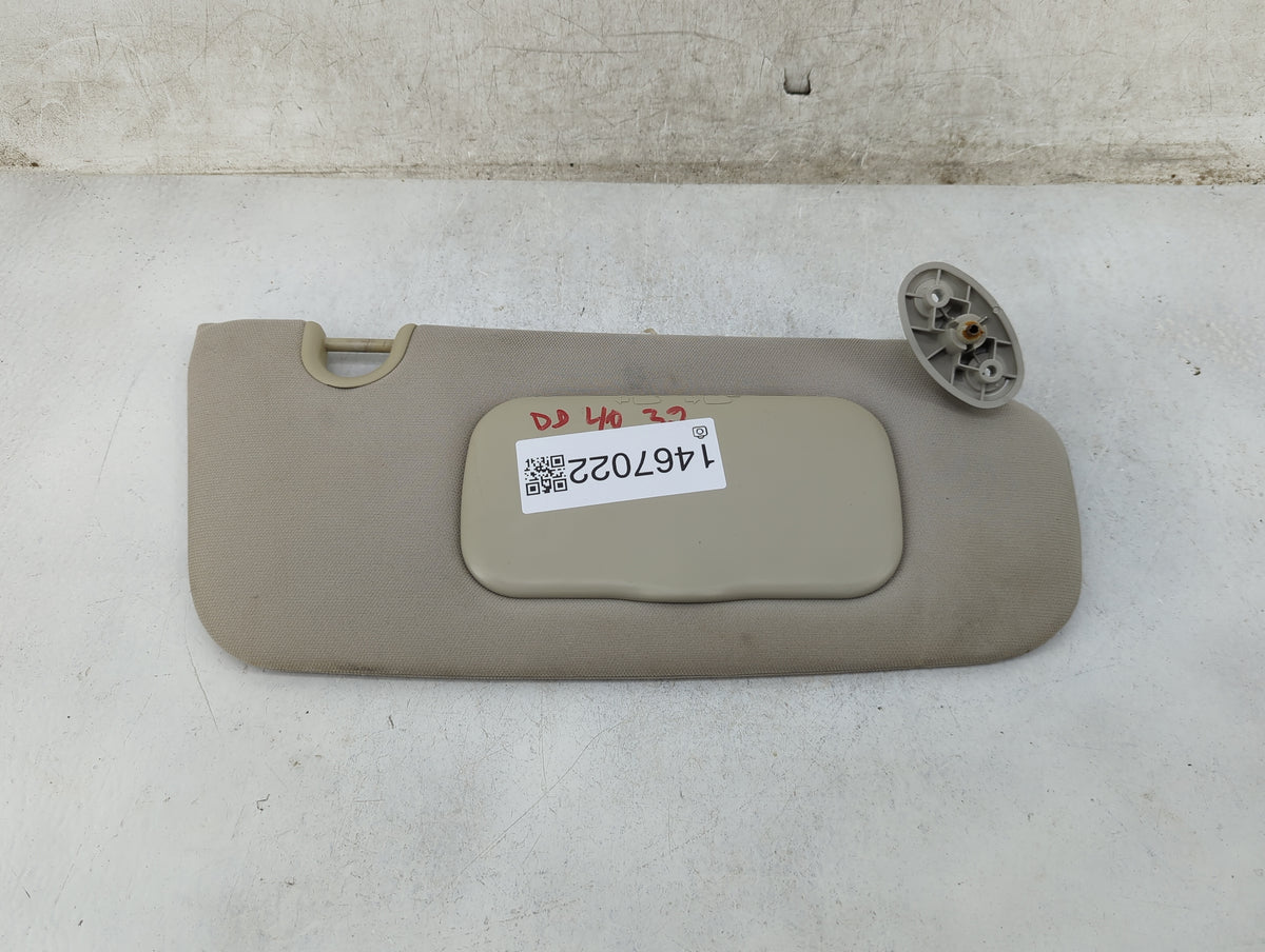 2012 Jeep Patriot Sun Visor Shade Replacement Passenger Right Mirror Fits OEM Used Auto Parts - Oemusedautoparts1.com