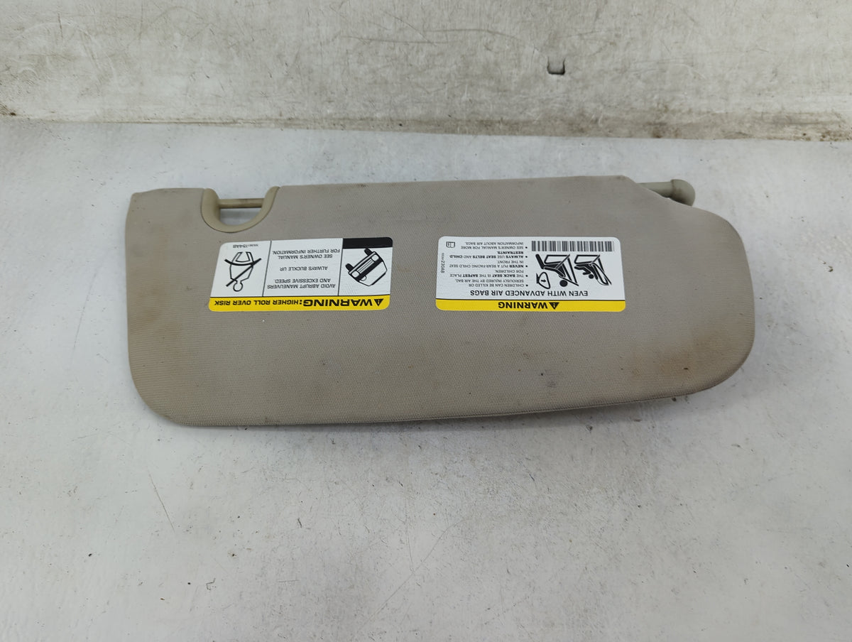 2012 Jeep Patriot Sun Visor Shade Replacement Driver Left Mirror Fits OEM Used Auto Parts - Oemusedautoparts1.com