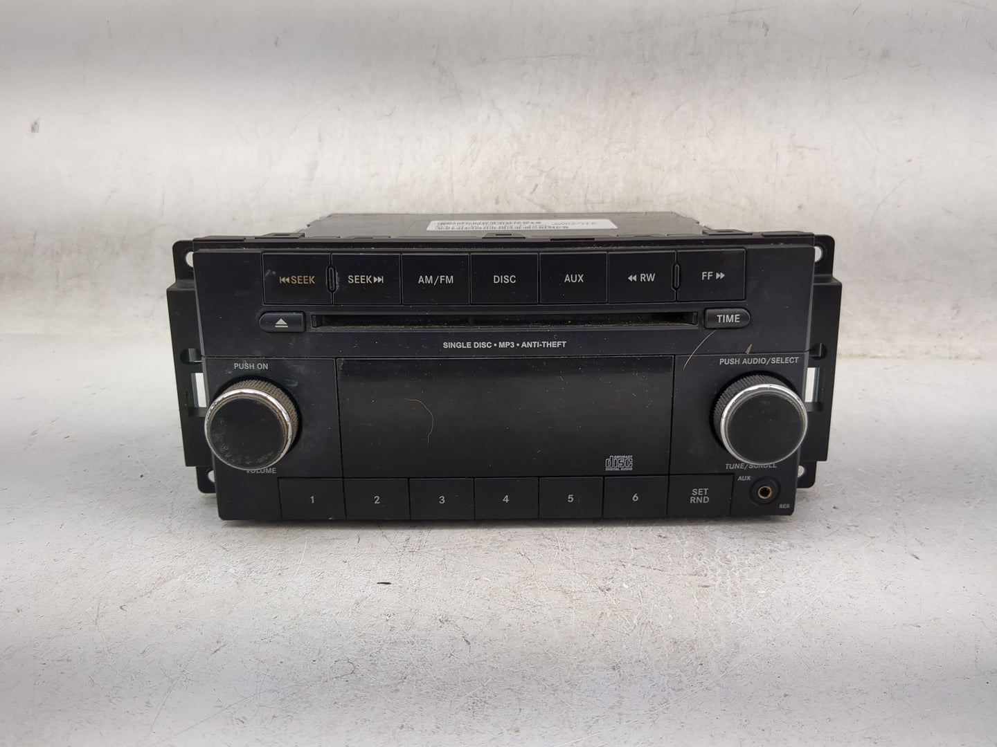 2011-2012 Jeep Patriot Radio AM FM Cd Player Receiver Replacement P/N:P05091195AA P05091195AA Fits Fits 2011 2012 OEM Used A