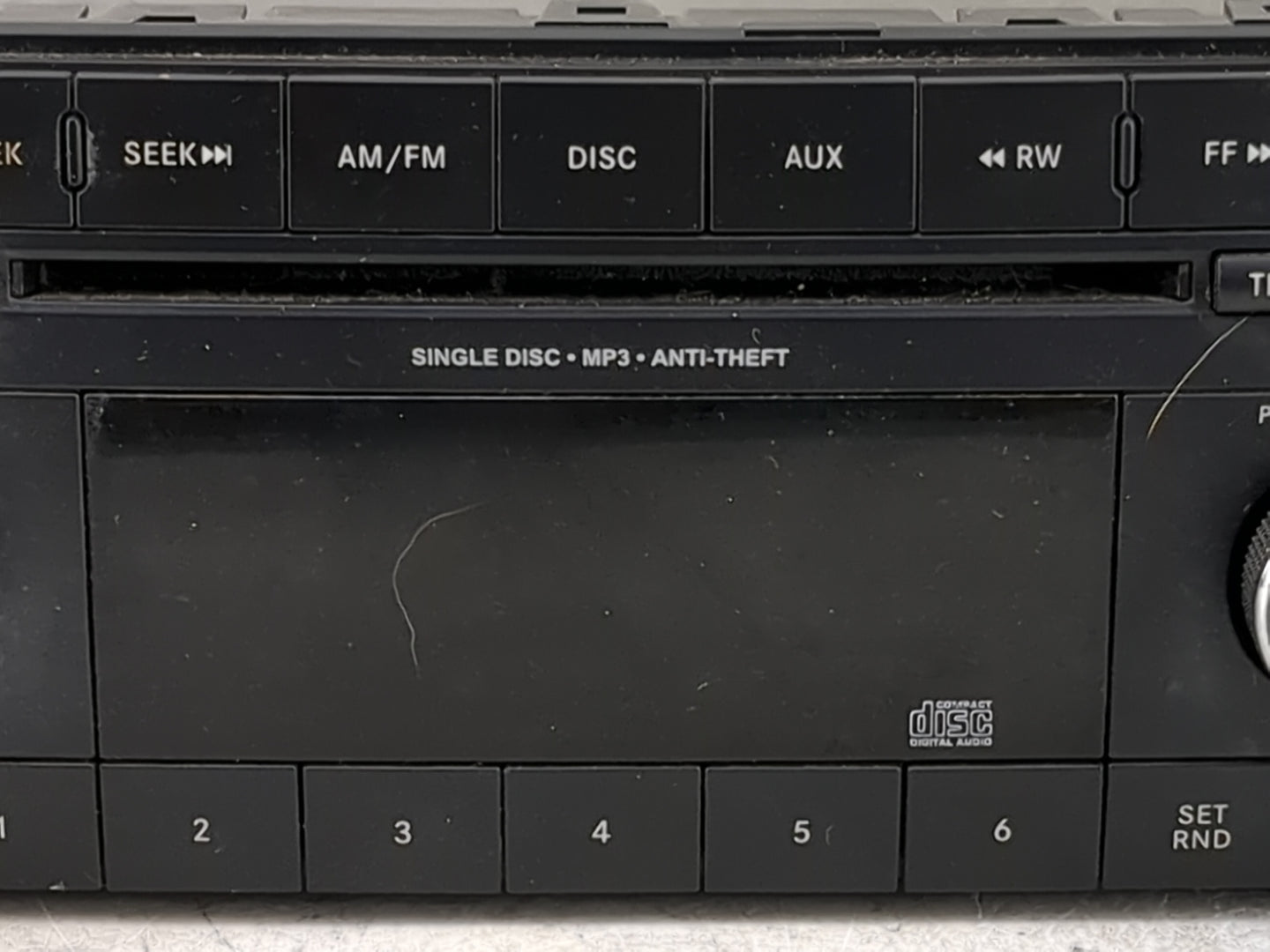2011-2012 Jeep Patriot Radio AM FM Cd Player Receiver Replacement P/N:P05091195AA P05091195AA Fits Fits 2011 2012 OEM Used A