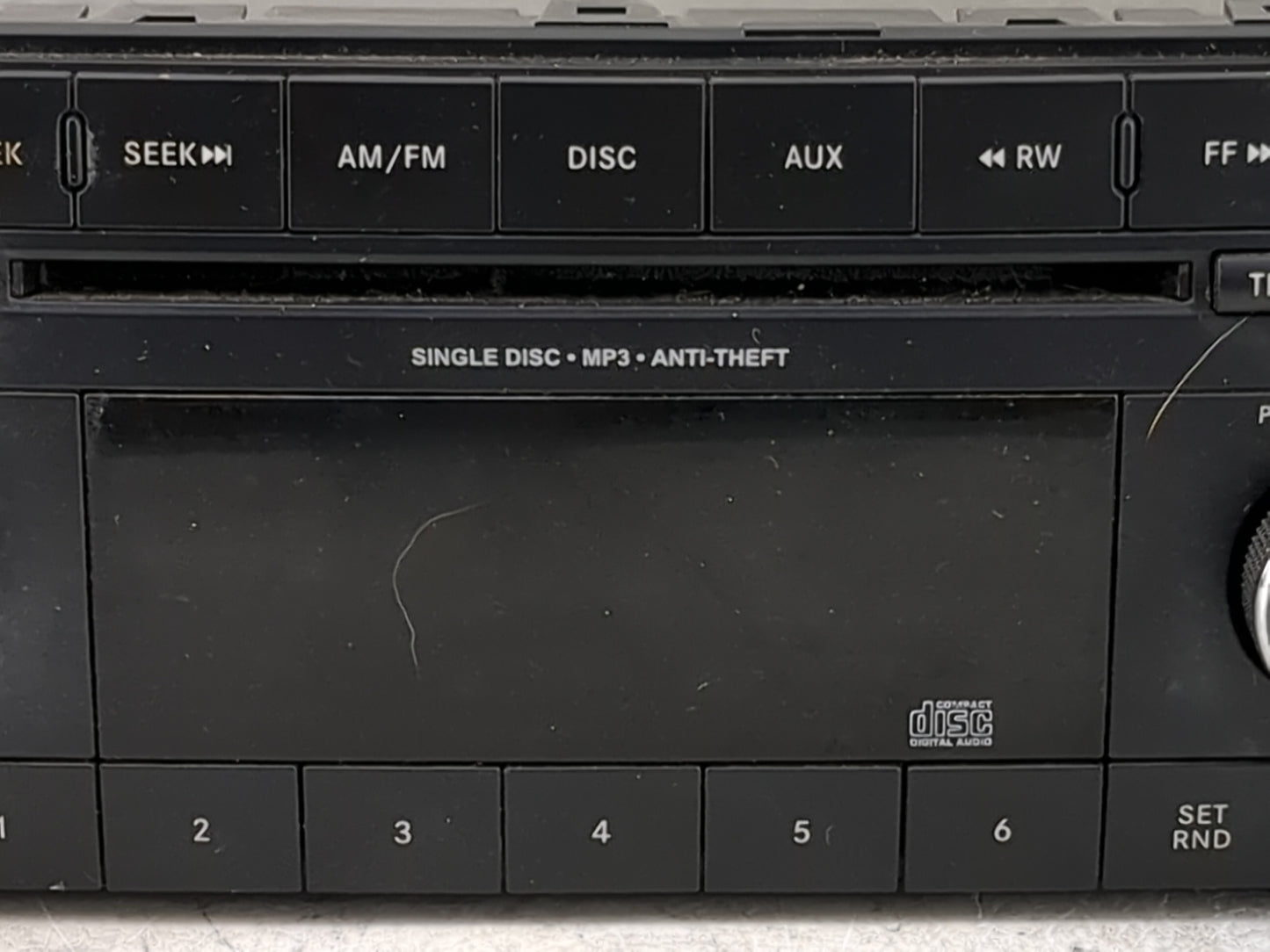 2011-2012 Jeep Patriot Radio AM FM Cd Player Receiver Replacement P/N:P05091195AA P05091195AA Fits Fits 2011 2012 OEM Used A