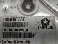 2012 Jeep Patriot PCM Engine Control Computer ECU ECM PCU OEM P/N:P05150607AC T00EM2791VWL58, 68072208AC Fits OEM Used Auto 