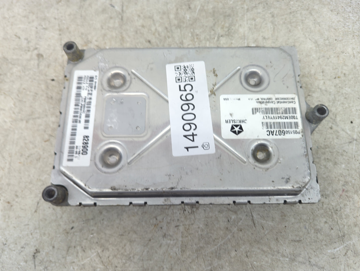 2012 Jeep Patriot PCM Engine Control Computer ECU ECM PCU OEM P/N:P05150607AC T00EM294YYELY, P68079990AC, 05150607AC Fits OE