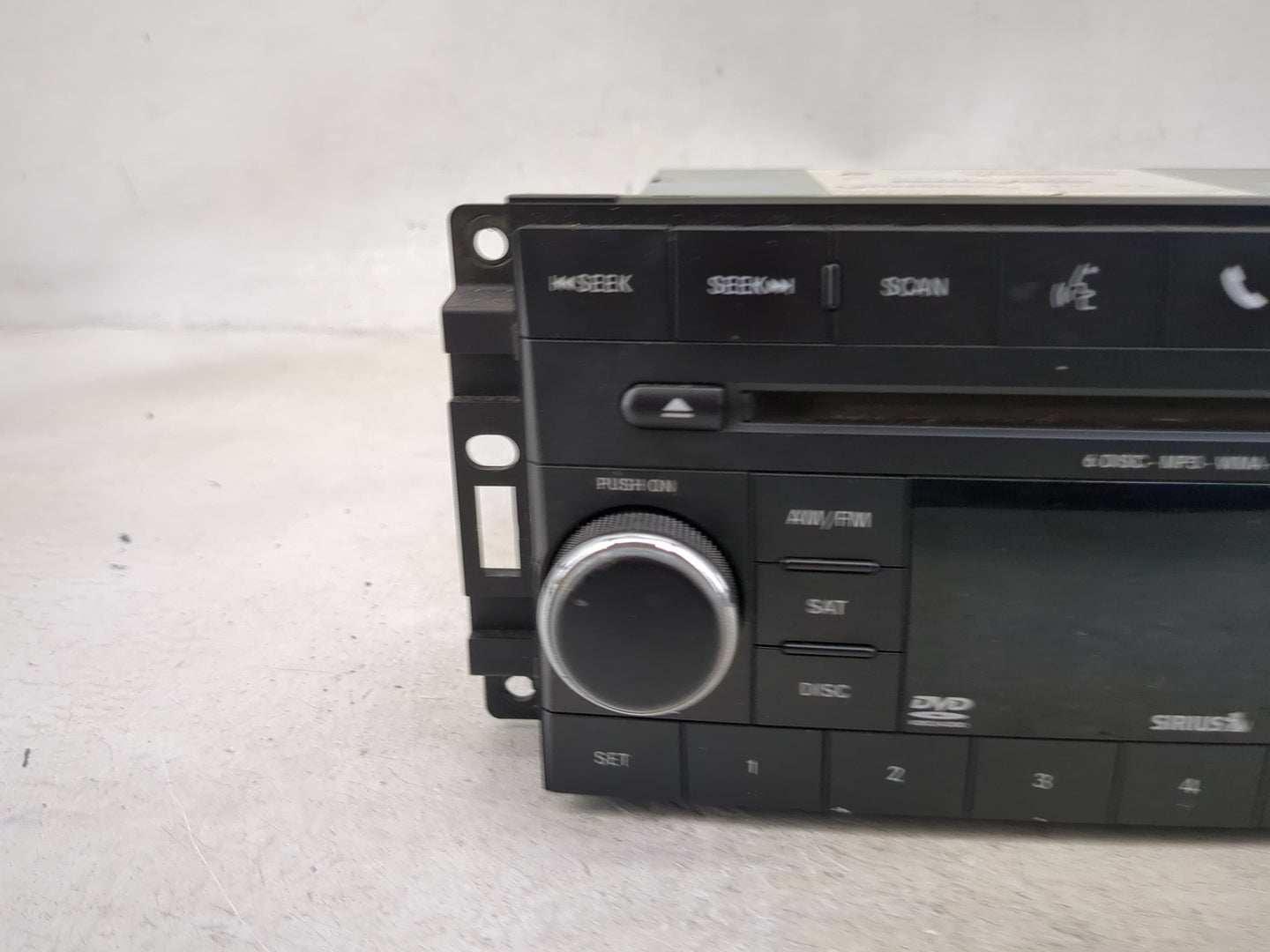 2011-2012 Jeep Patriot Radio AM FM Cd Player Receiver Replacement P/N:05064949AG Fits Fits 2011 2012 OEM Used Auto Parts - O