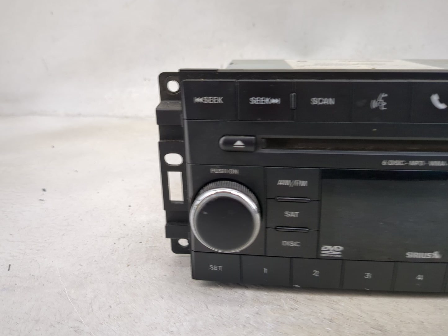 2011-2012 Jeep Patriot Radio AM FM Cd Player Receiver Replacement P/N:05064949AG Fits Fits 2011 2012 OEM Used Auto Parts - O