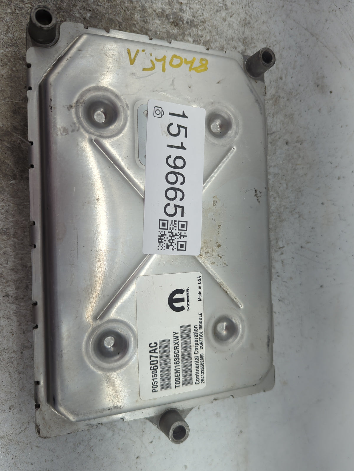 2012 Jeep Patriot PCM Engine Control Computer ECU ECM PCU OEM P/N:P05150607AC T00EM1636CRXWY OEM Used Auto Parts - Oemusedau