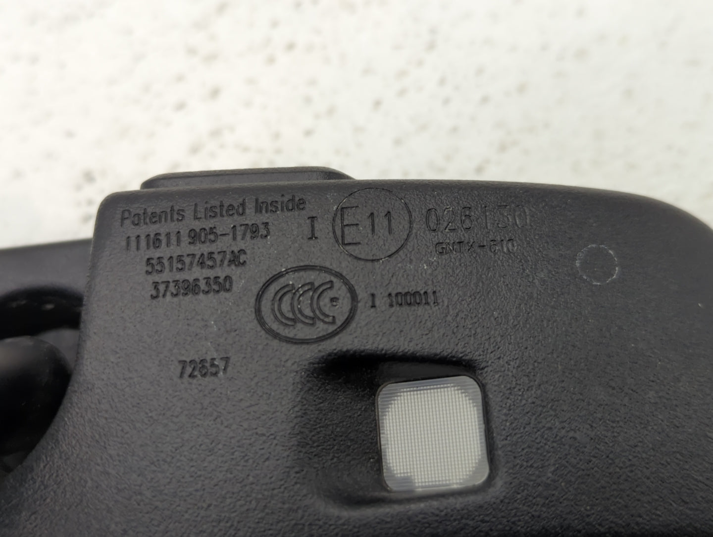 2012 Jeep Patriot Interior Rear View Mirror Replacement OEM P/N:E11026130 Fits OEM Used Auto Parts - Oemusedautoparts1.com