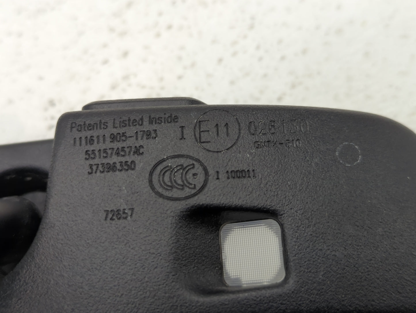 2012 Jeep Patriot Interior Rear View Mirror Replacement OEM P/N:E11026130 Fits OEM Used Auto Parts - Oemusedautoparts1.com