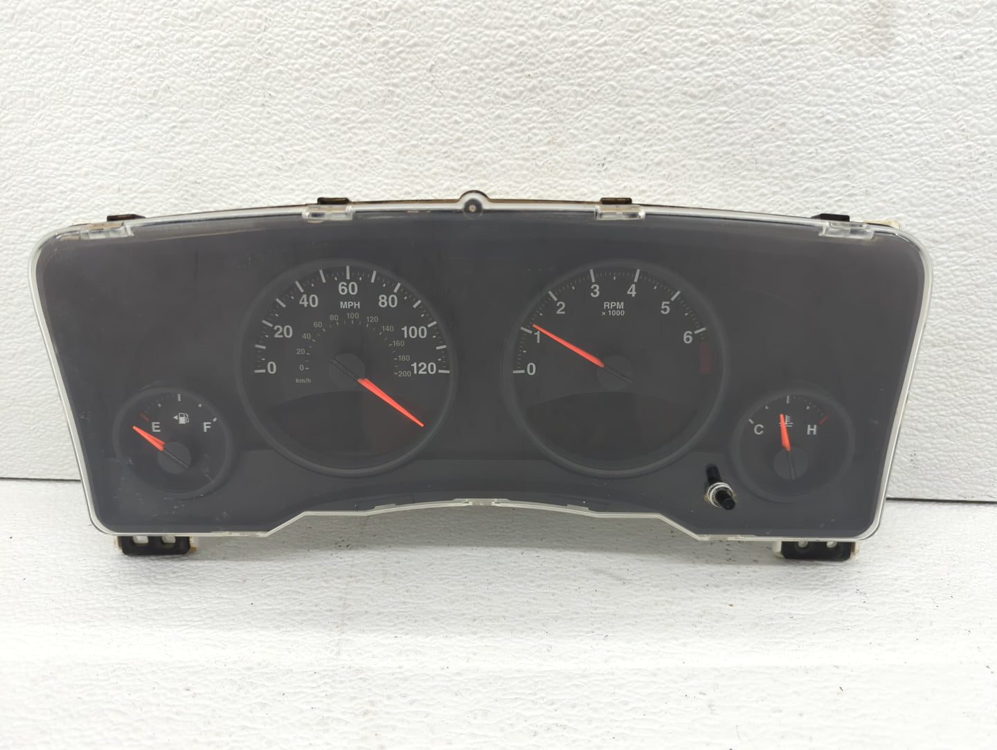 2011-2012 Jeep Patriot Instrument Cluster Speedometer Gauges P/N:68080401AE, 68080402AE Miles: Fits Fits 2011 2012 OEM Used 