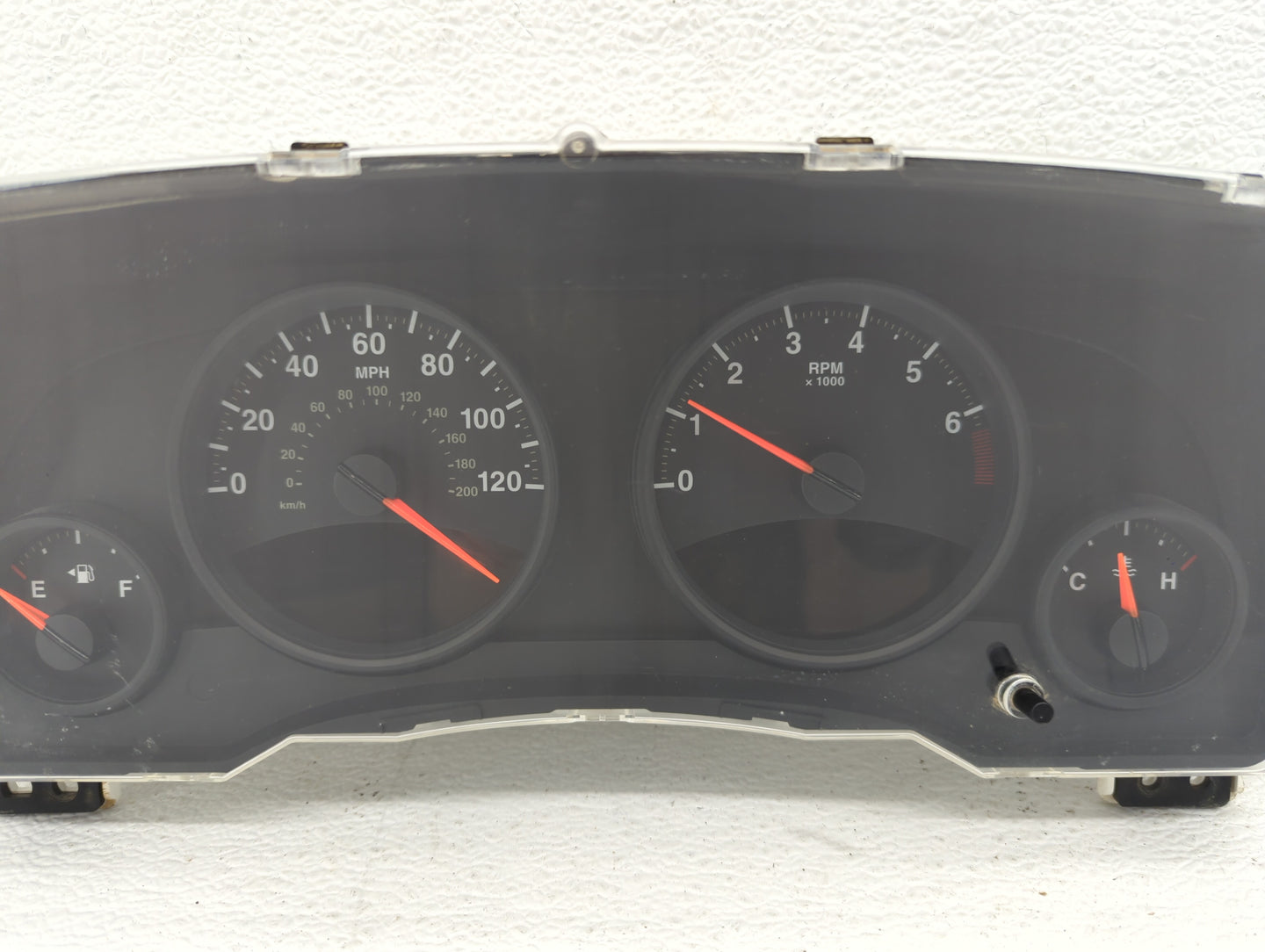 2011-2012 Jeep Patriot Instrument Cluster Speedometer Gauges P/N:68080401AE, 68080402AE Miles: Fits Fits 2011 2012 OEM Used 