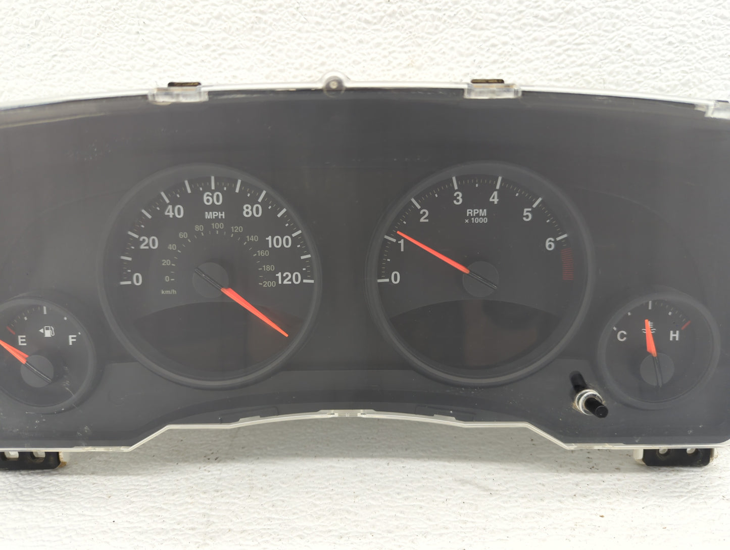 2011-2012 Jeep Patriot Instrument Cluster Speedometer Gauges P/N:68080401AE, 68080402AE Miles: Fits Fits 2011 2012 OEM Used 