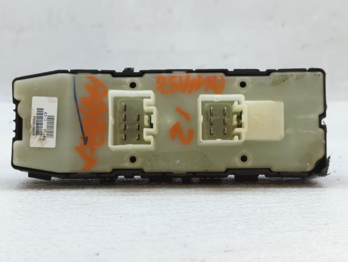 2011-2017 Jeep Patriot Master Power Window Switch Replacement Driver Side Left P/N:04602780AA Fits OEM Used Auto Parts - Oem