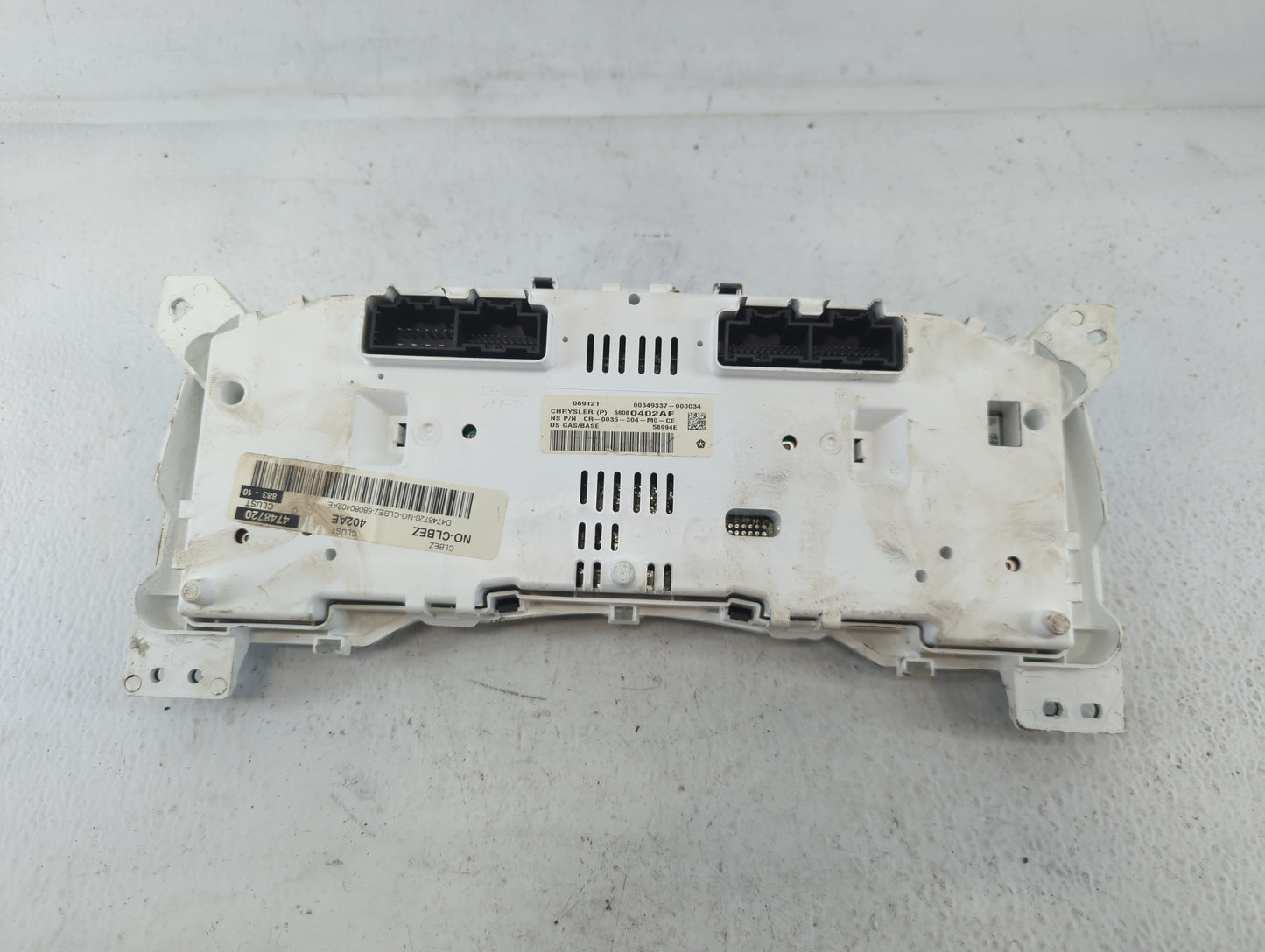 2011-2012 Jeep Patriot Instrument Cluster Speedometer Gauges P/N:68080402AE Fits Fits 2011 2012 OEM Used Auto Parts - Oemuse