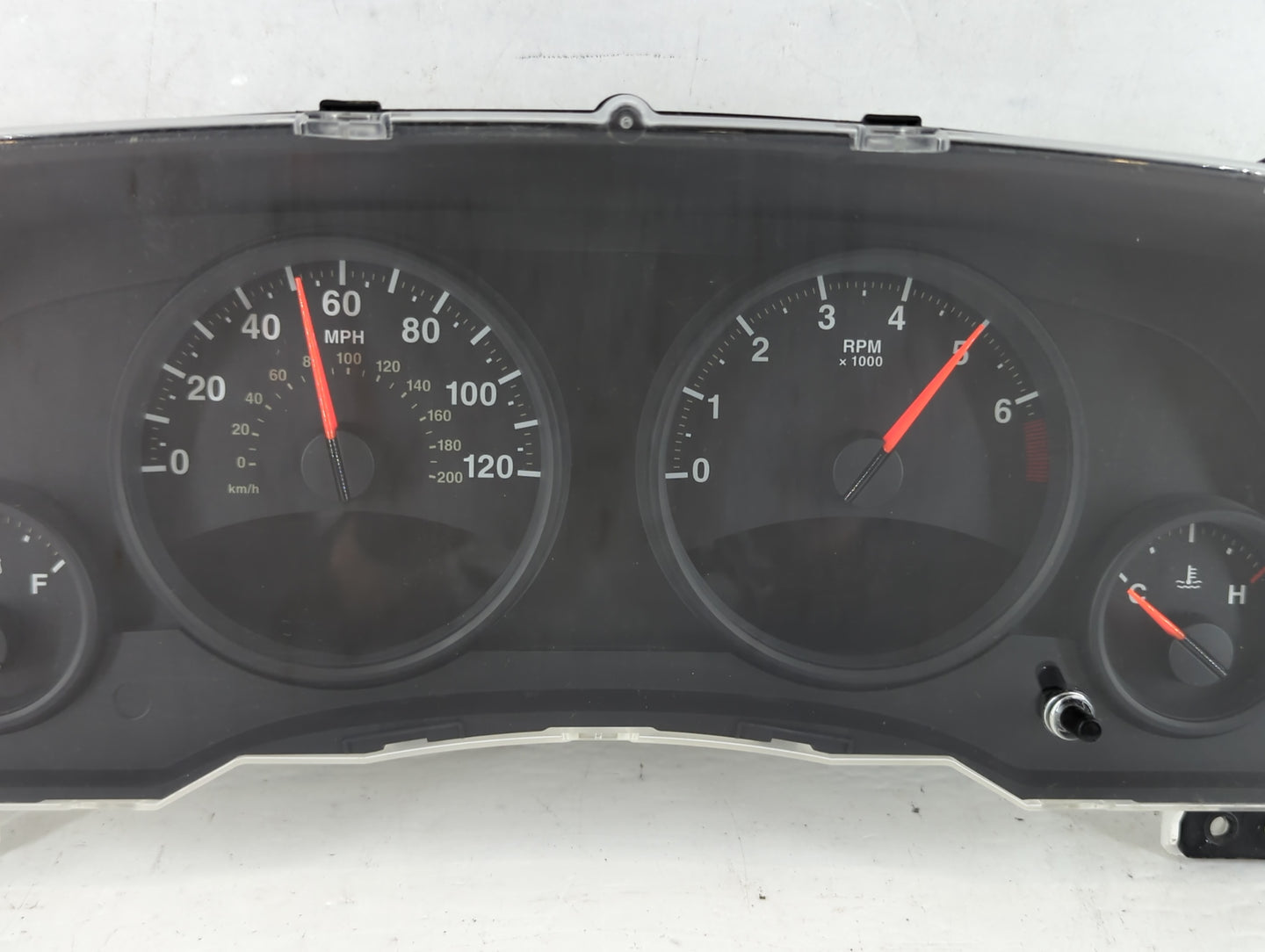 2011-2013 Jeep Patriot Instrument Cluster Speedometer Gauges P/N:68080402AE 5007320 Fits Fits 2011 2012 2013 OEM Used Auto P