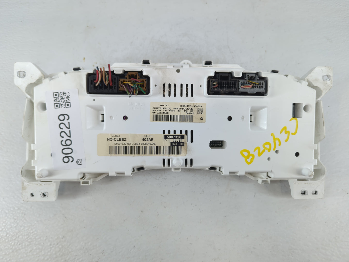2011-2013 Jeep Patriot Instrument Cluster Speedometer Gauges P/N:68080402AE 5007320 Fits Fits 2011 2012 2013 OEM Used Auto P