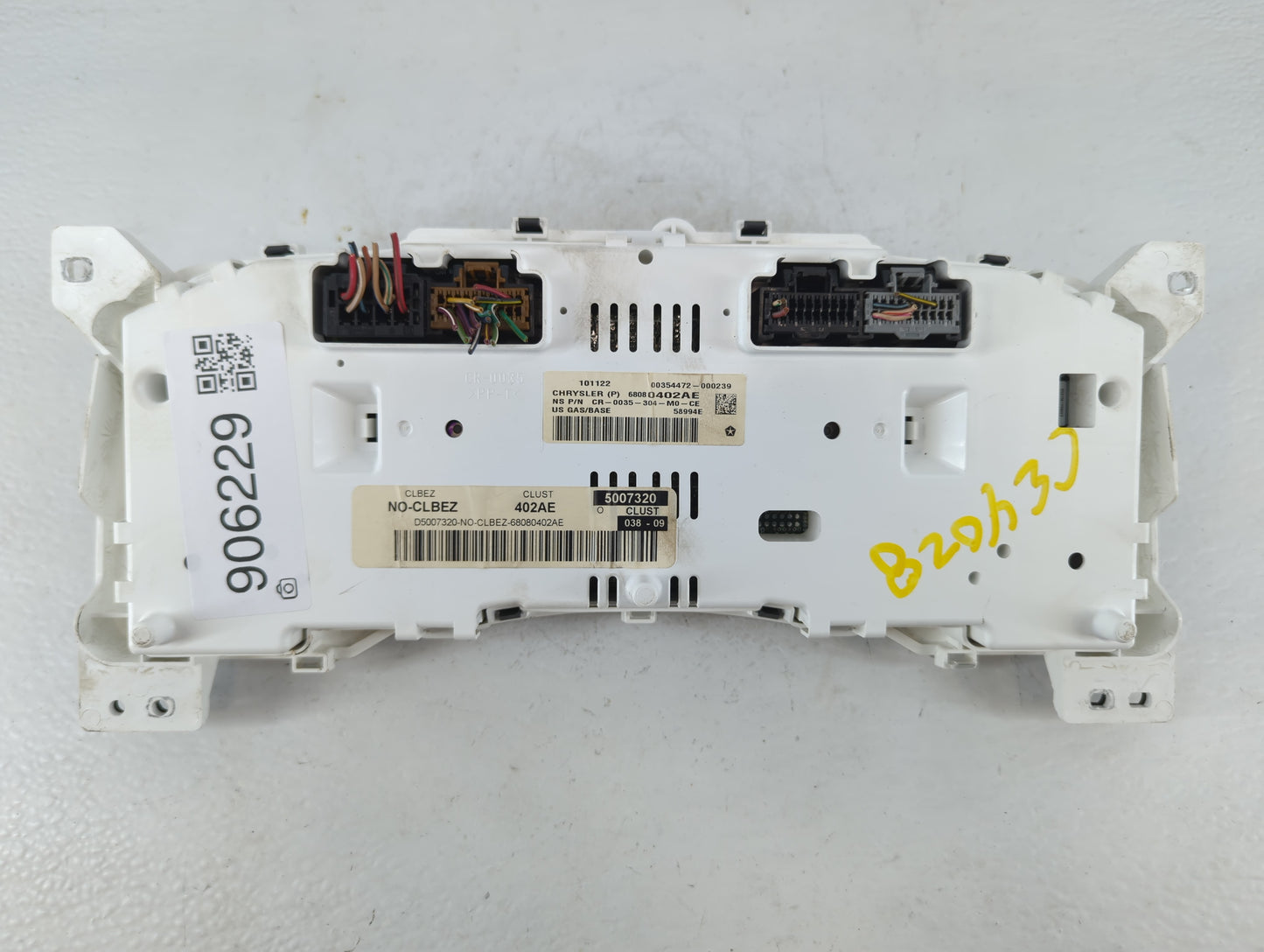 2011-2013 Jeep Patriot Instrument Cluster Speedometer Gauges P/N:68080402AE 5007320 Fits Fits 2011 2012 2013 OEM Used Auto P