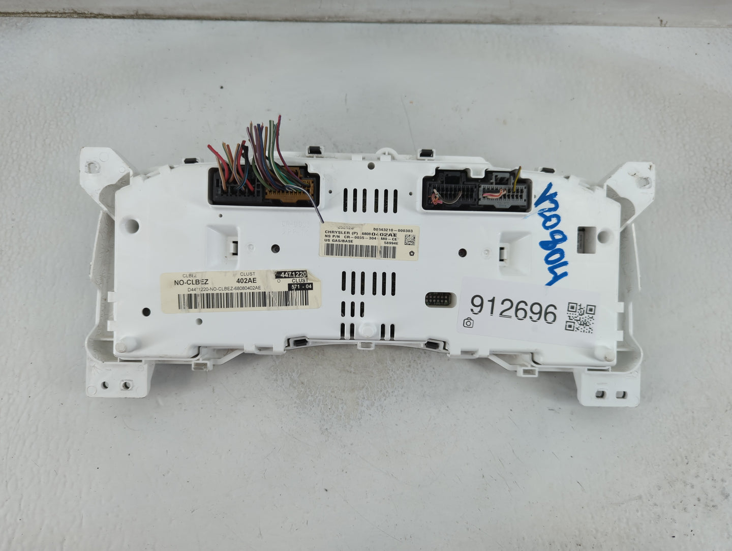2011-2012 Jeep Patriot Instrument Cluster Speedometer Gauges P/N:68080402AE 5007320 Miles: Fits Fits 2011 2012 OEM Used Auto