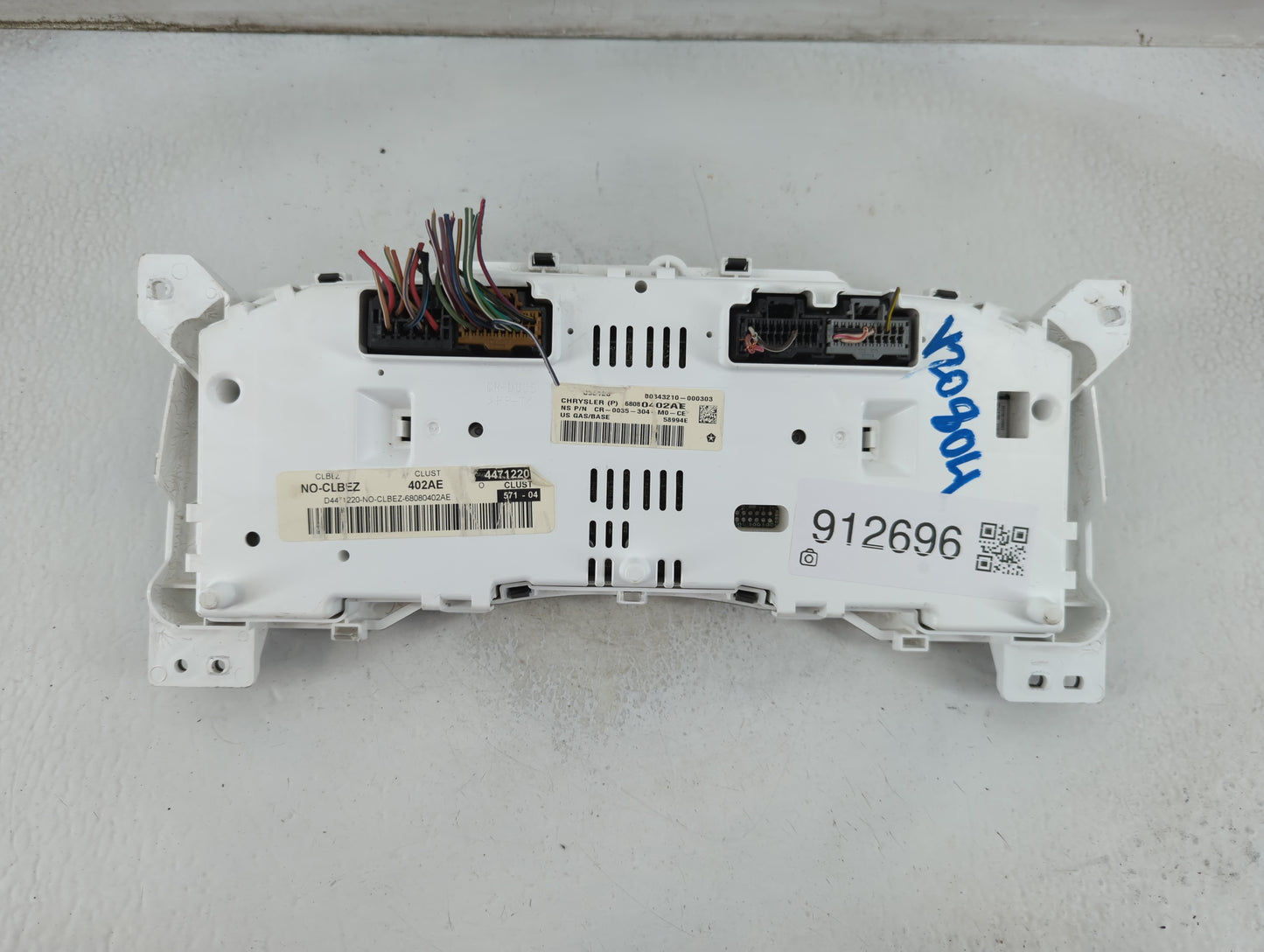 2011-2012 Jeep Patriot Instrument Cluster Speedometer Gauges P/N:68080402AE 5007320 Miles: Fits Fits 2011 2012 OEM Used Auto