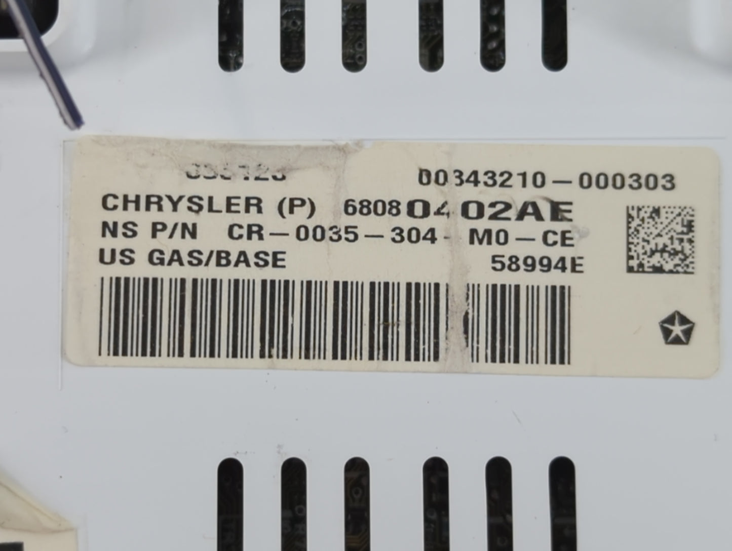 2011-2012 Jeep Patriot Instrument Cluster Speedometer Gauges P/N:68080402AE 5007320 Miles: Fits Fits 2011 2012 OEM Used Auto