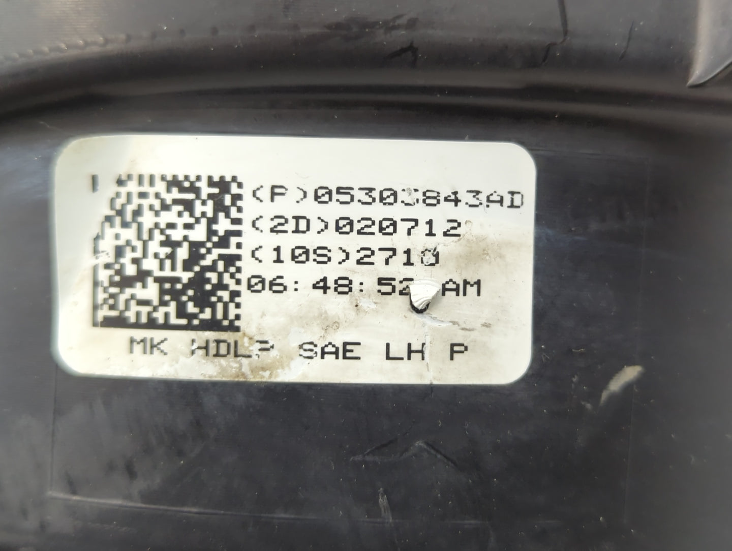 2007-2017 Jeep Patriot Driver Left Oem Head Light Headlight Lamp - Oemusedautoparts1.com