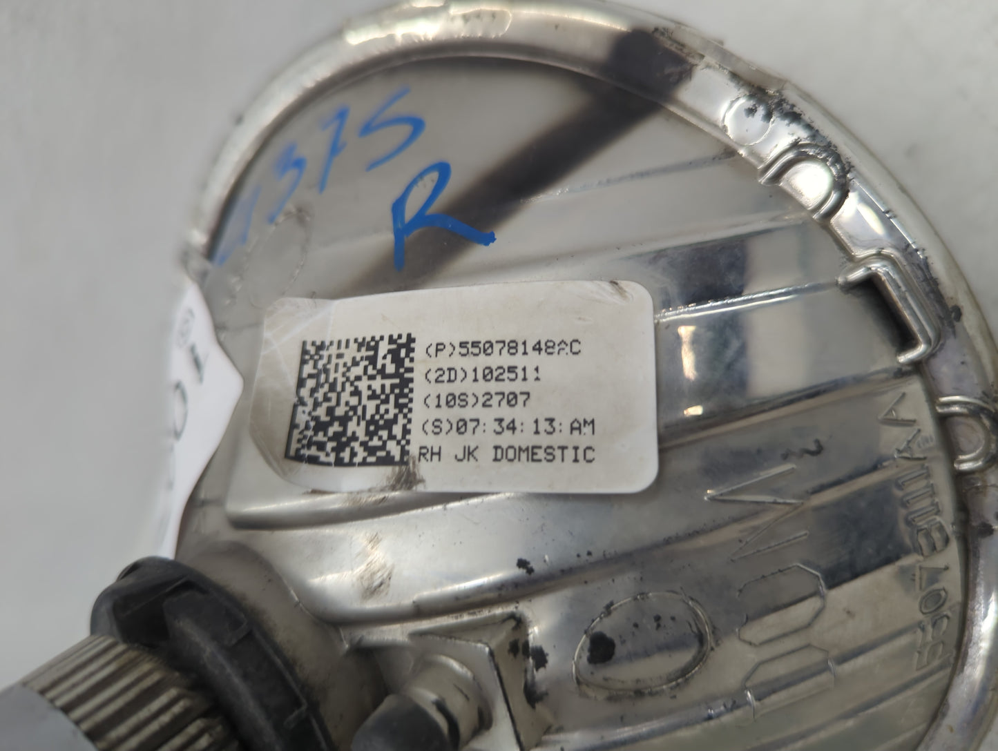 2007-2018 Jeep Wrangler Passenger Right Oem Head Light Headlight Lamp - Oemusedautoparts1.com