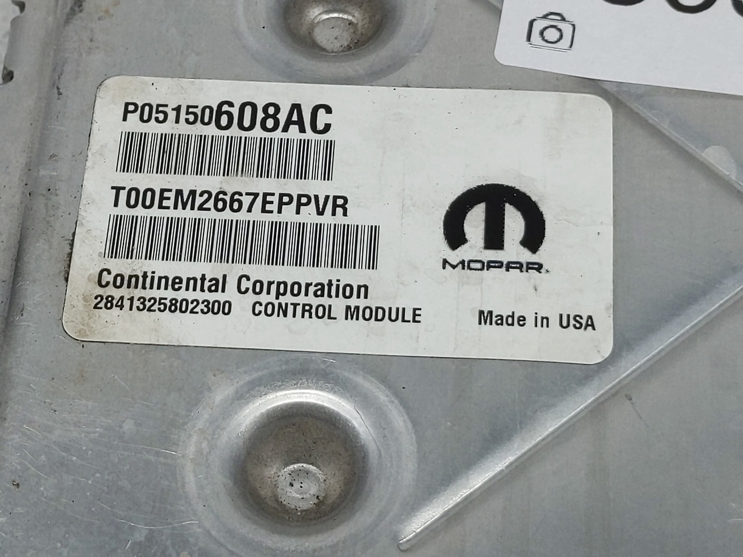2012 Jeep Wrangler PCM Engine Control Computer ECU ECM PCU OEM P/N:05150608AC Fits OEM Used Auto Parts - Oemusedautoparts1.c