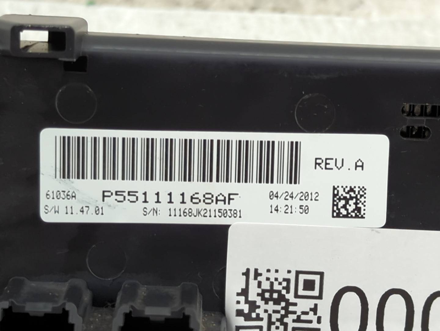 2011-2013 Jeep Wrangler Climate Control Module Temperature AC/Heater Replacement P/N:P55111168AF Fits Fits 2011 2012 2013 OE