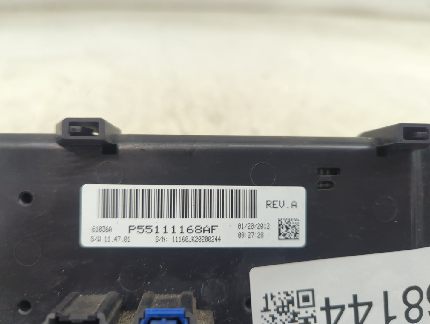 2011-2013 Jeep Wrangler Climate Control Module Temperature AC/Heater Replacement P/N:P55111168AF Fits Fits 2011 2012 2013 OE
