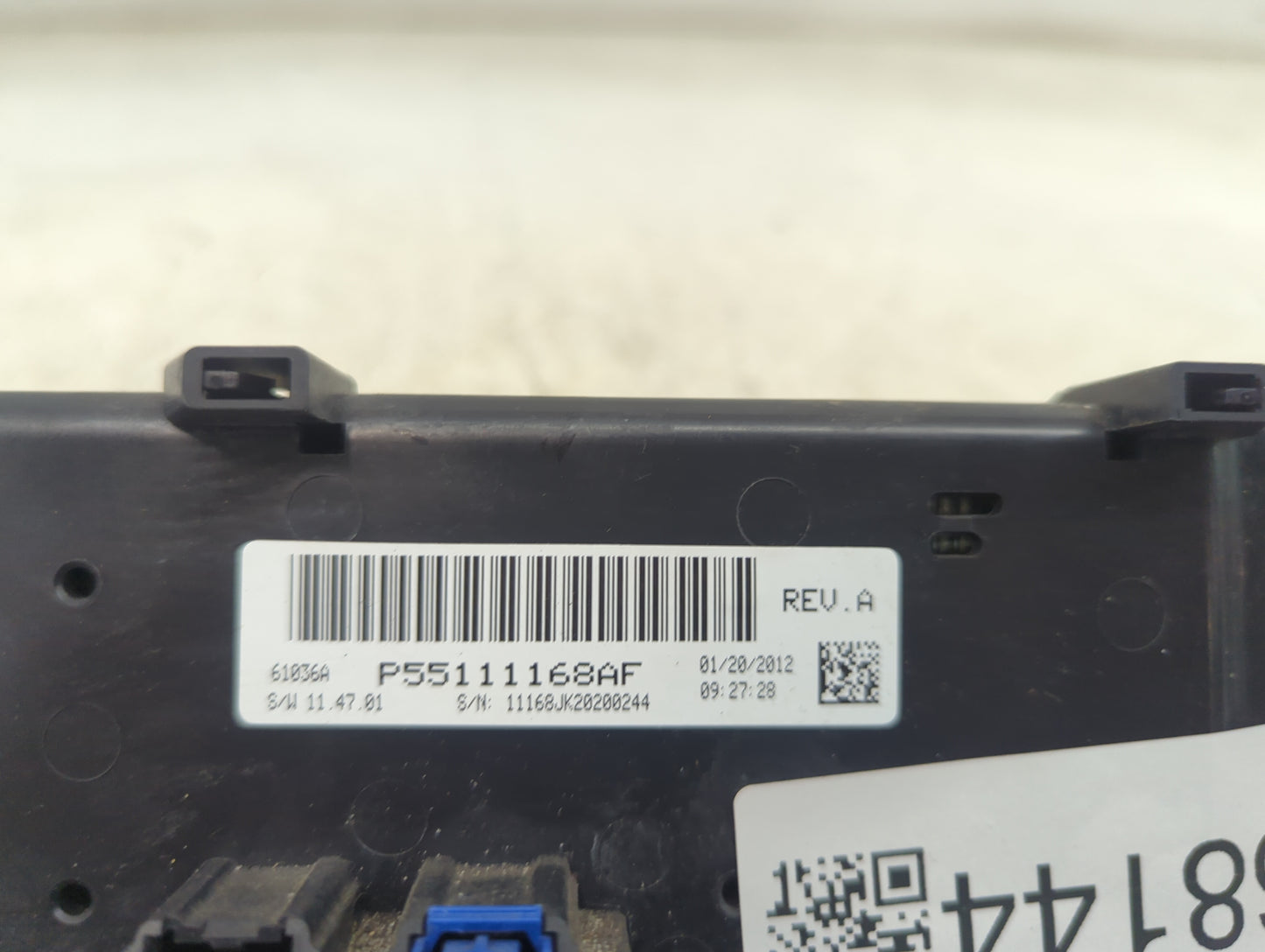 2011-2013 Jeep Wrangler Climate Control Module Temperature AC/Heater Replacement P/N:P55111168AF Fits Fits 2011 2012 2013 OE