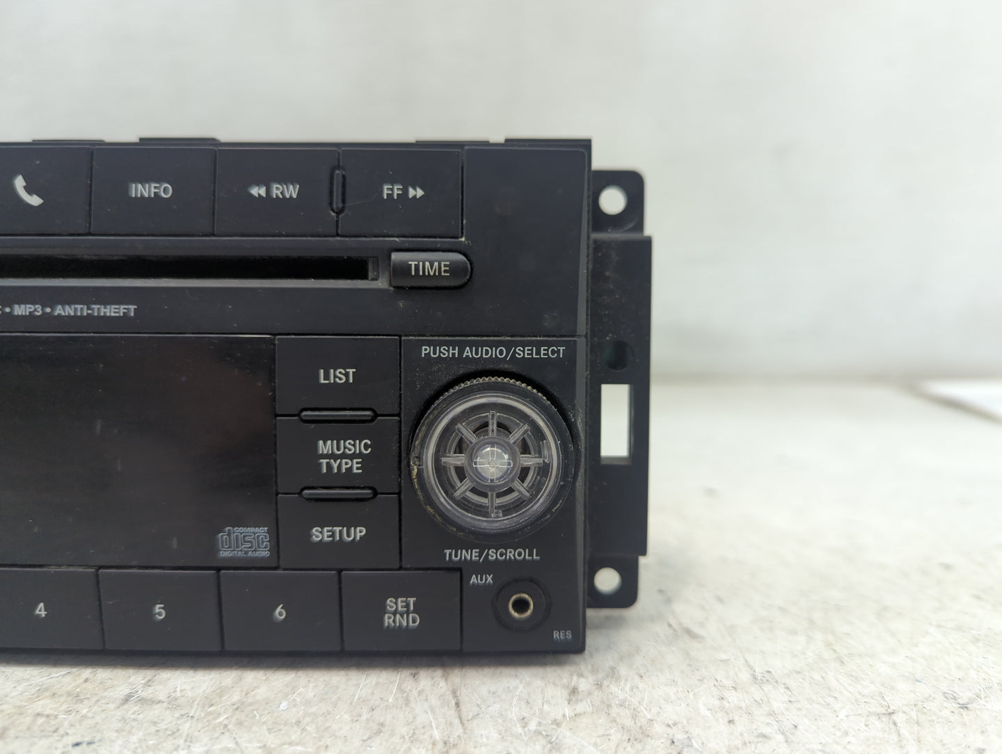 2012-2017 Jeep Wrangler Radio AM FM Cd Player Receiver Replacement P/N:P05091198AB SPNP05091198AB Fits Fits 2012 2013 2014 2