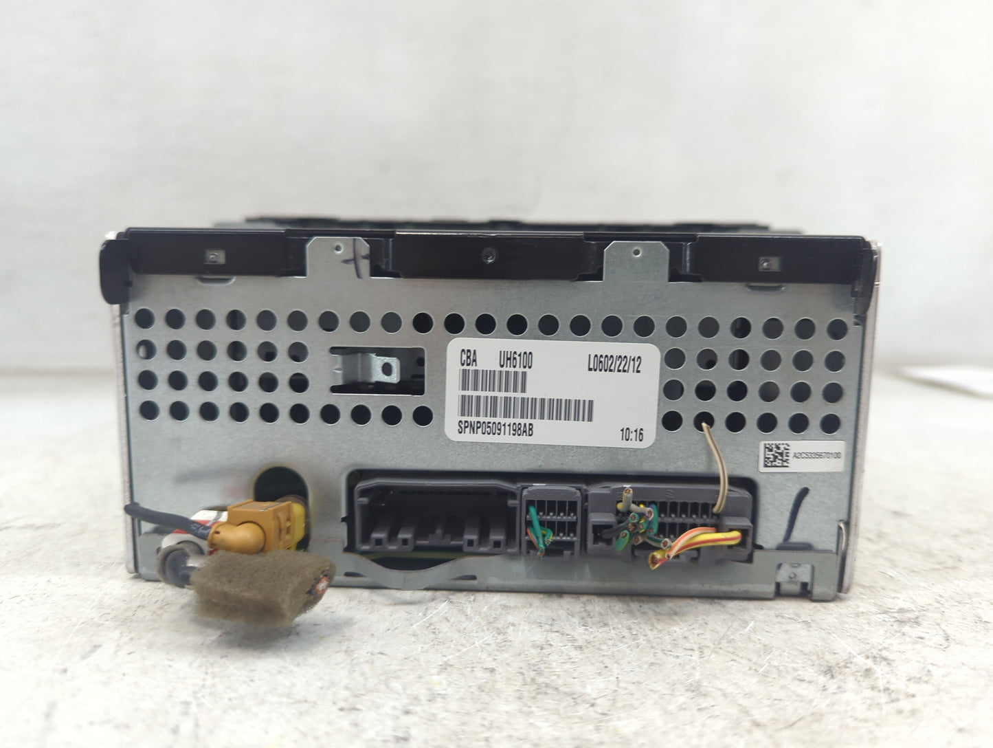 2012-2017 Jeep Wrangler Radio AM FM Cd Player Receiver Replacement P/N:P05091198AB SPNP05091198AB Fits Fits 2012 2013 2014 2