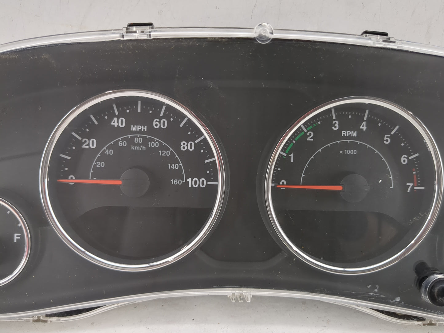 2012 Jeep Wrangler Instrument Cluster Speedometer Gauges P/N:05091822AE CR-0040-202-M0-CE Miles: Fits OEM Used Auto Parts - 
