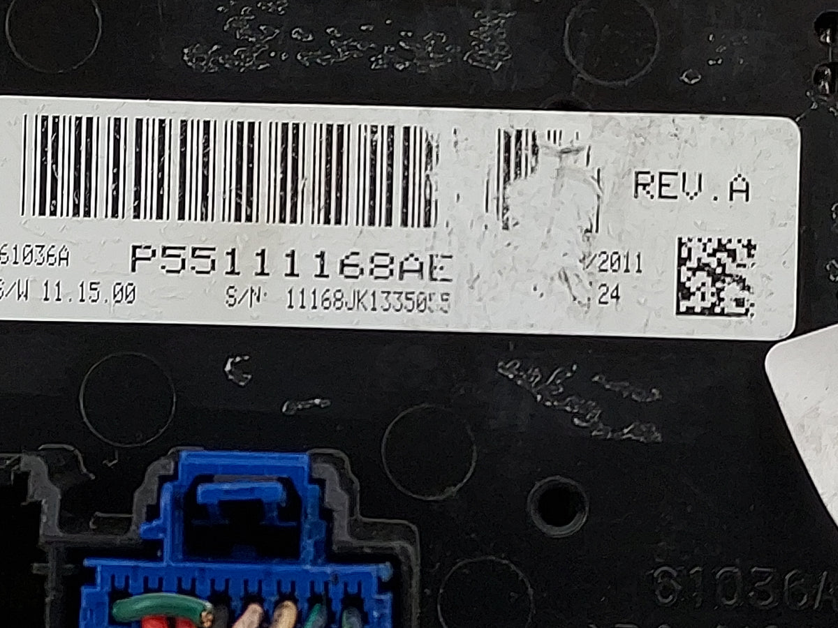 2011-2013 Jeep Wrangler Climate Control Module Temperature AC/Heater Replacement P/N:P55111168AE Fits Fits 2011 2012 2013 OE