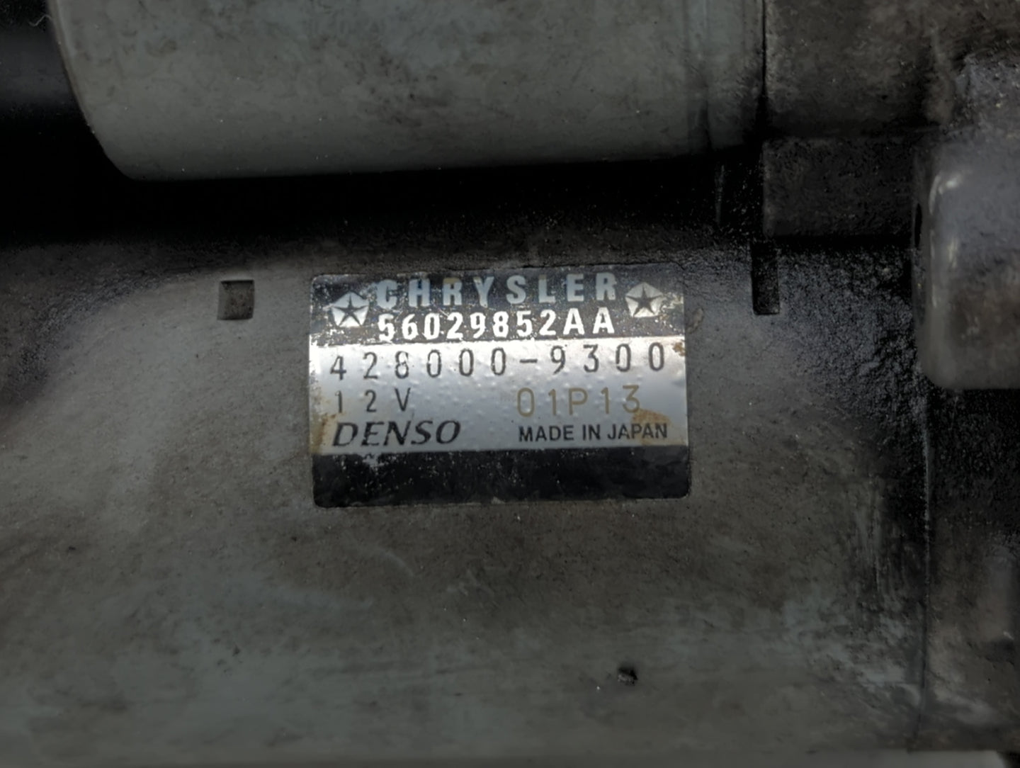 2012-2022 Jeep Wrangler Car Starter Motor Solenoid OEM P/N:SM-75016 Fits OEM Used Auto Parts - Oemusedautoparts1.com