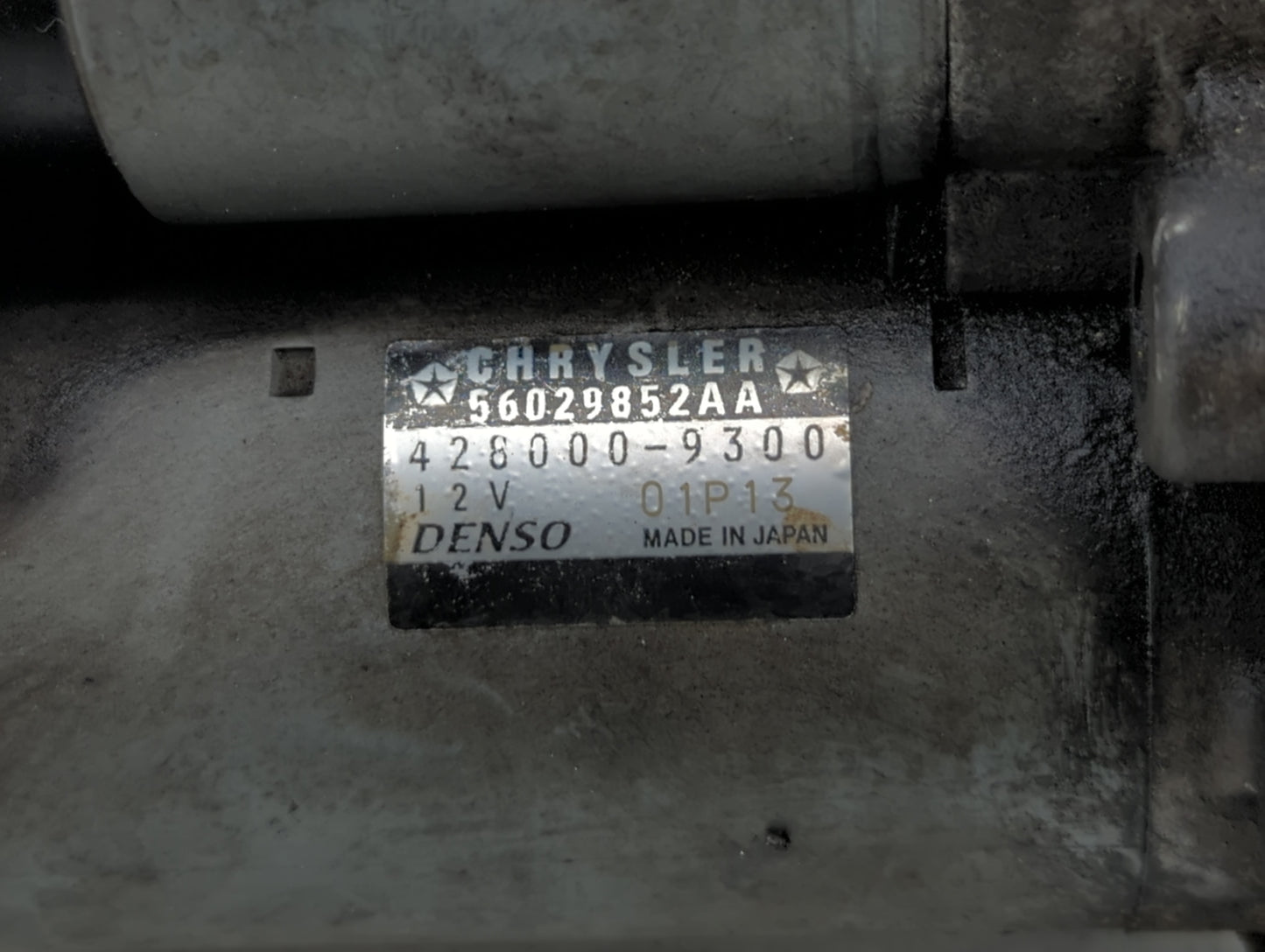 2012-2022 Jeep Wrangler Car Starter Motor Solenoid OEM P/N:SM-75016 Fits OEM Used Auto Parts - Oemusedautoparts1.com