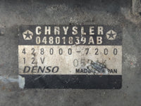 2012-2022 Jeep Wrangler Car Starter Motor Solenoid OEM P/N:428000-7200 04801839AB Fits OEM Used Auto Parts - Oemusedautopart