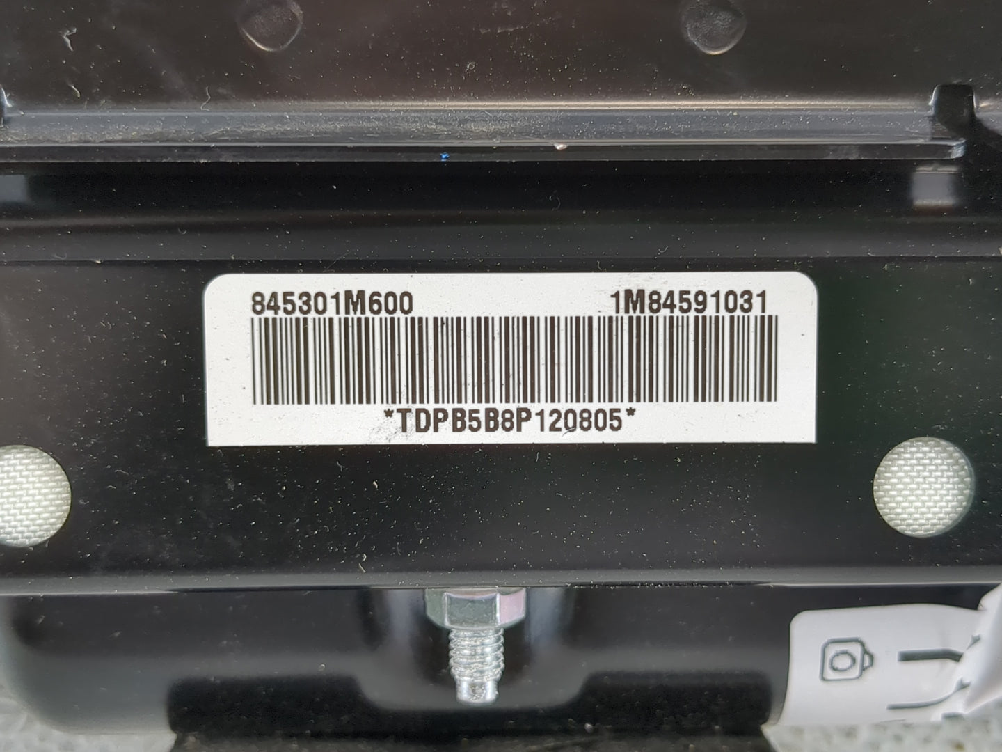 2010-2013 Kia Forte Air Bag Passenger Right Dashboard OEM P/N:845301M600 Fits Fits 2010 2011 2012 2013 OEM Used Auto Parts -