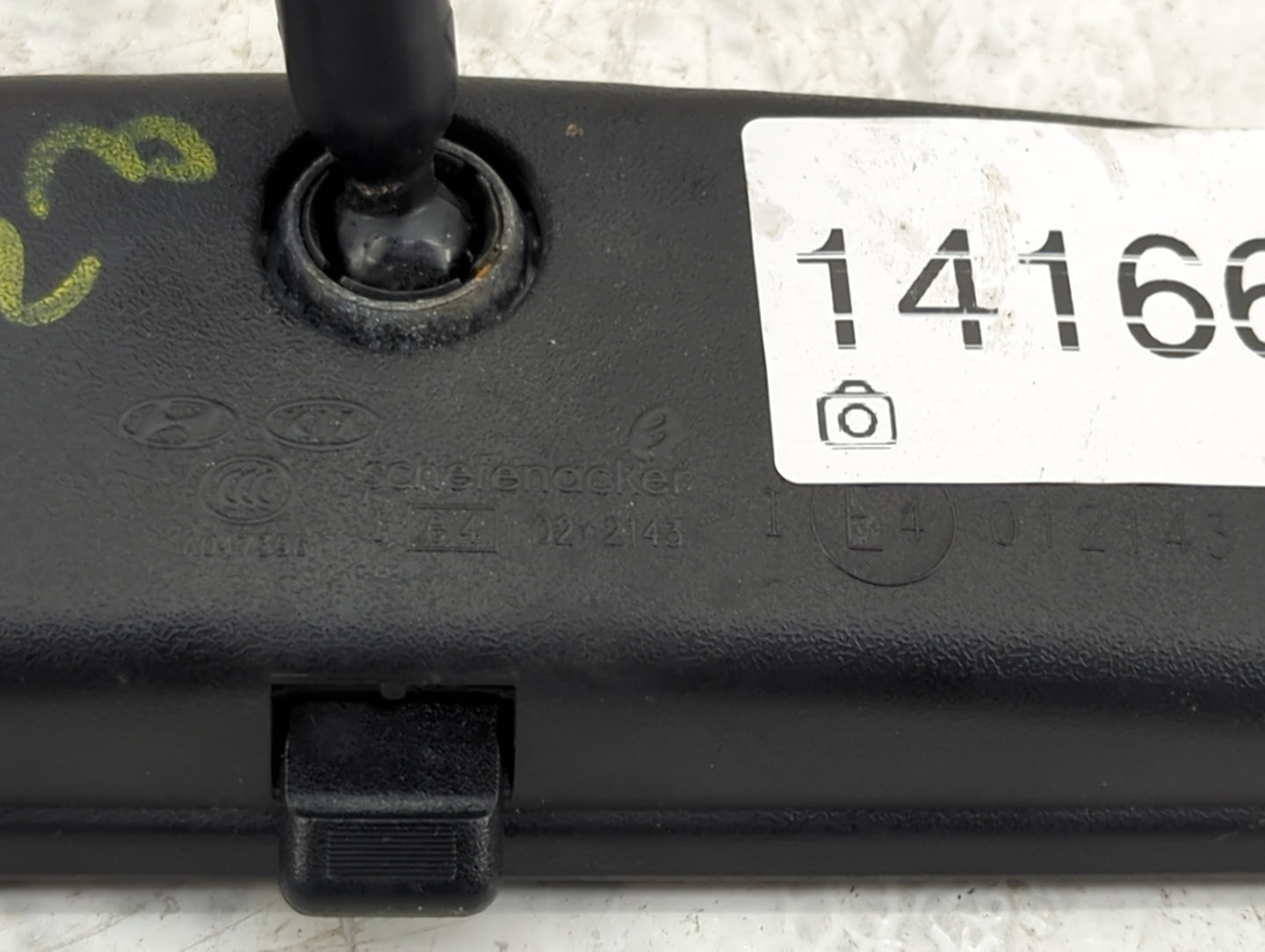 2010-2019 Kia Forte Interior Rear View Mirror Replacement OEM Fits OEM Used Auto Parts - Oemusedautoparts1.com