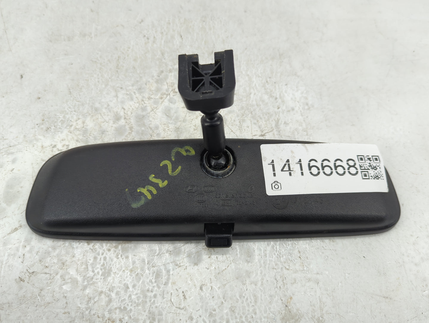 2010-2019 Kia Forte Interior Rear View Mirror Replacement OEM Fits OEM Used Auto Parts - Oemusedautoparts1.com