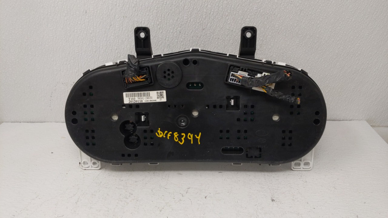 2011-2013 Kia Forte Instrument Cluster Speedometer Gauges P/N:94021-1M230 94041-1M030 Fits Fits 2011 2012 2013 OEM Used Auto