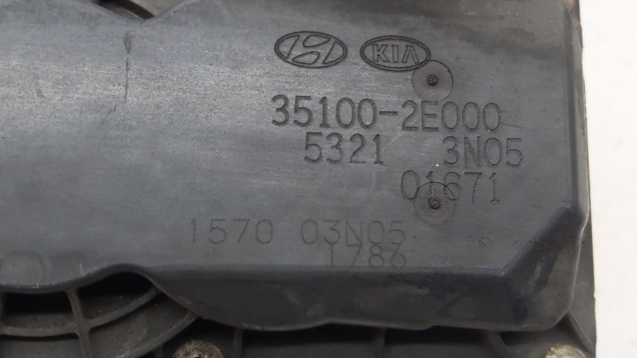 2014-2018 Kia Forte Throttle Body P/N:35100-2E000 Fits Fits 2011 2012 2013 2014 2015 2016 2017 2018 2019 OEM Used Auto Parts